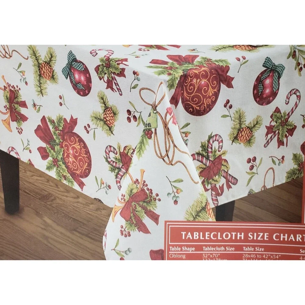 1 Fabric Tablecloth, 60